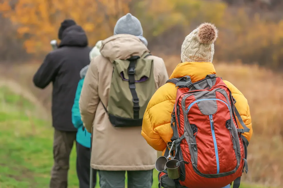 Fall hiking jigsaw puzzle